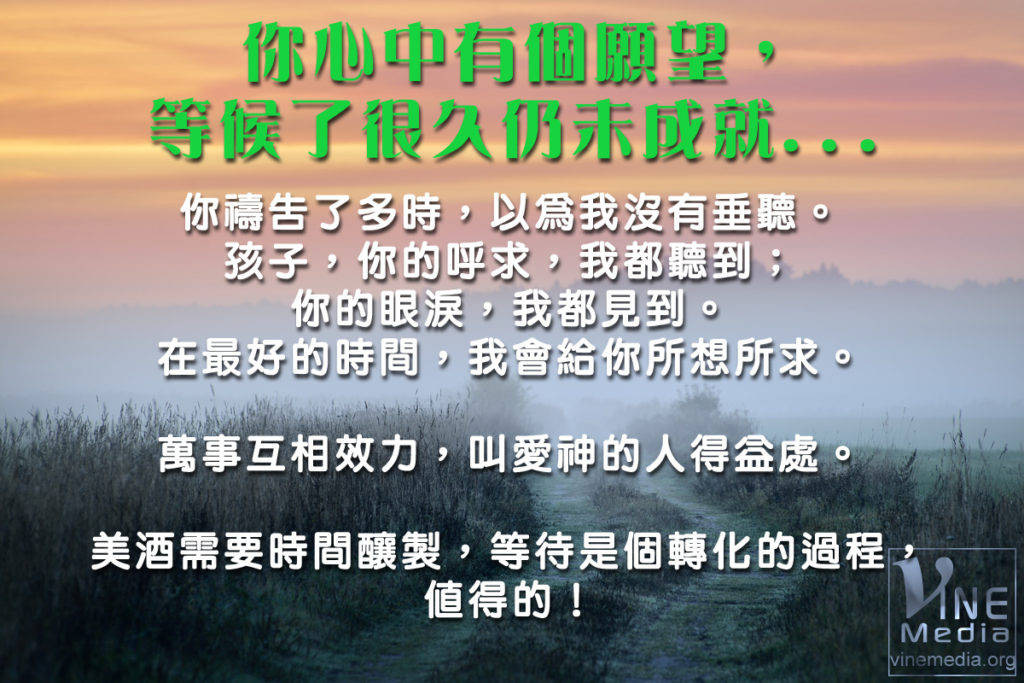 #2 你心中有個願望，等候了很久仍未成就…