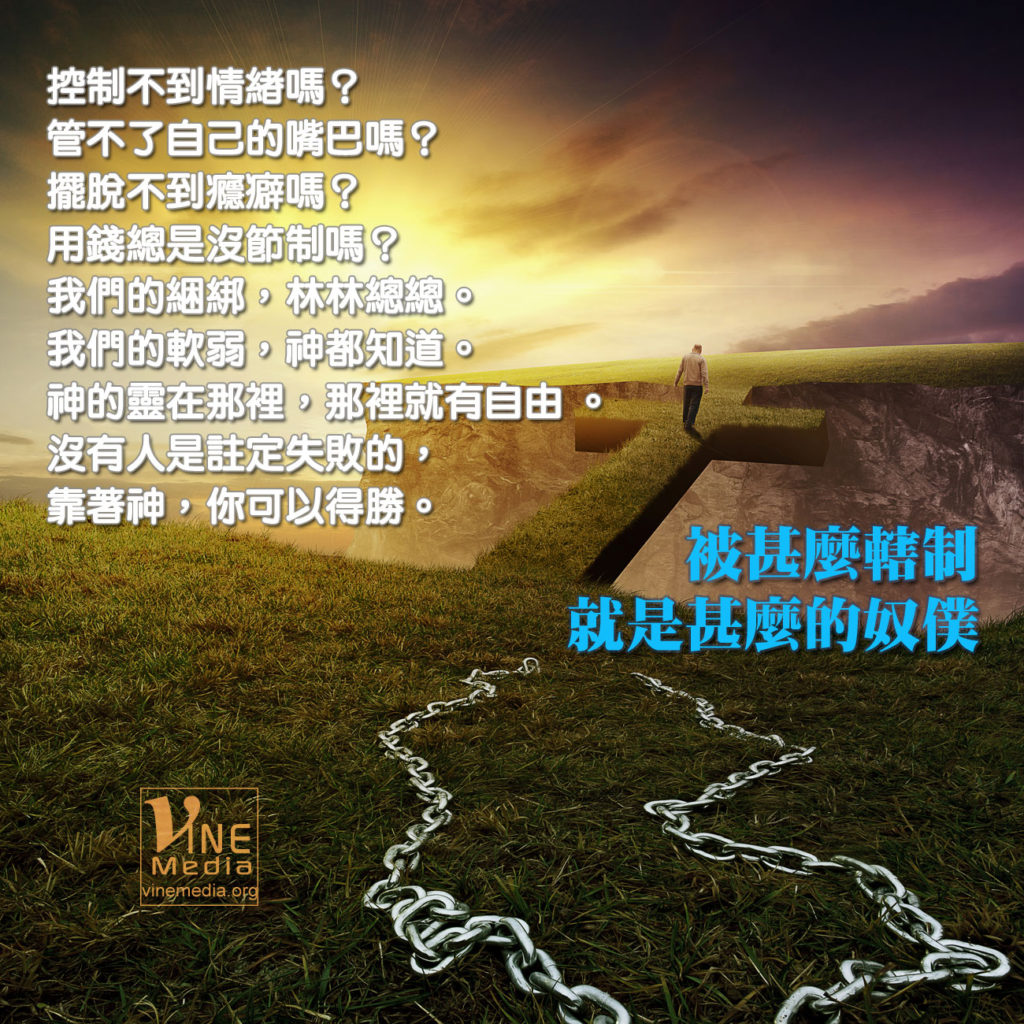 #44 被甚麼轄制，就是甚麼的奴僕…