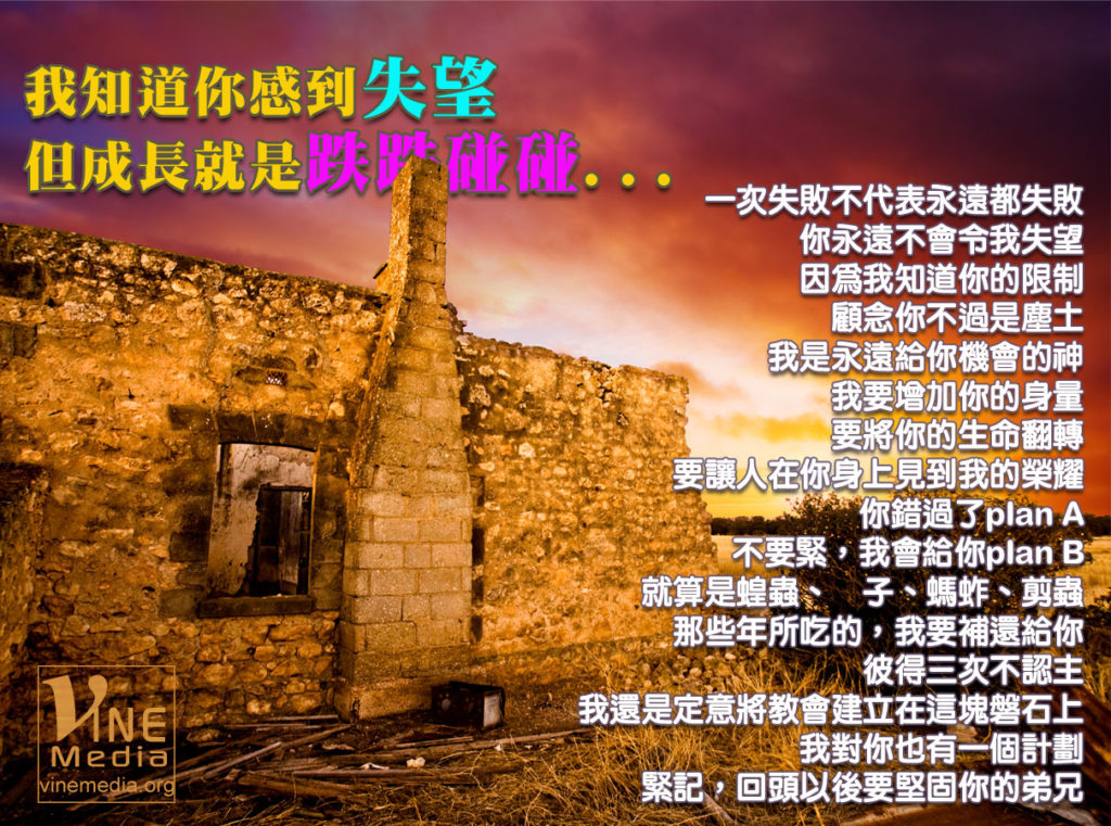#71 我知道你感到失望，但成長就是跌跌碰碰…
