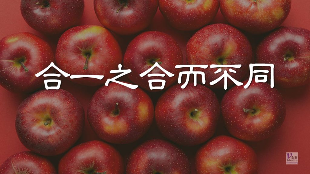 （信息）合一之合而不同