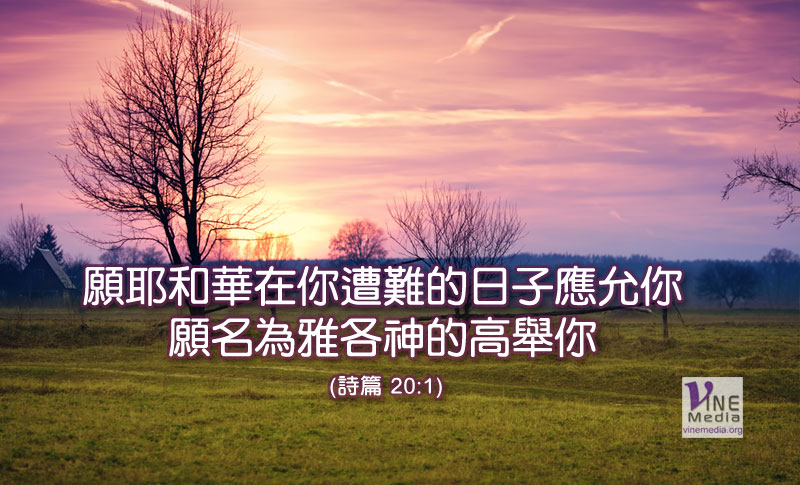 #158 六月六日──奉主名祝福你(詩20)